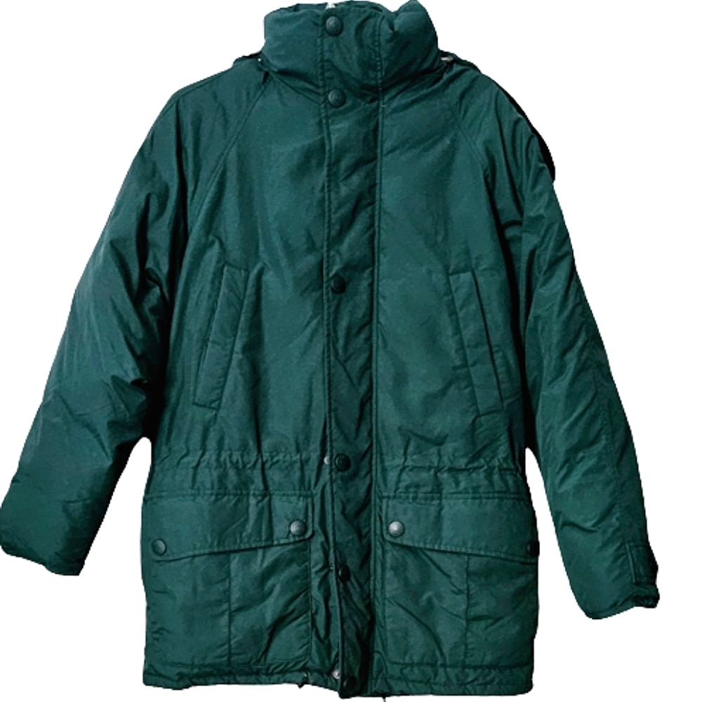 Eddie Bauer Dark Green Puffer Coat